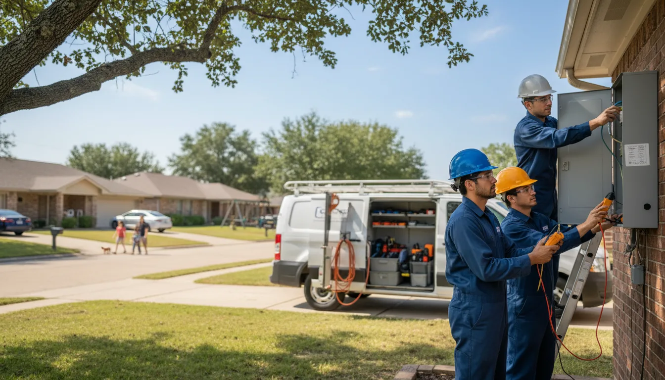 Certified electrician providing emergency electrical services in Potosi, WI
